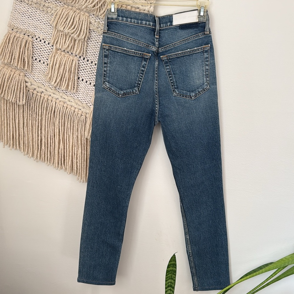 RE/DONE Distressed High Rise Jeans - Picture 5 of 8